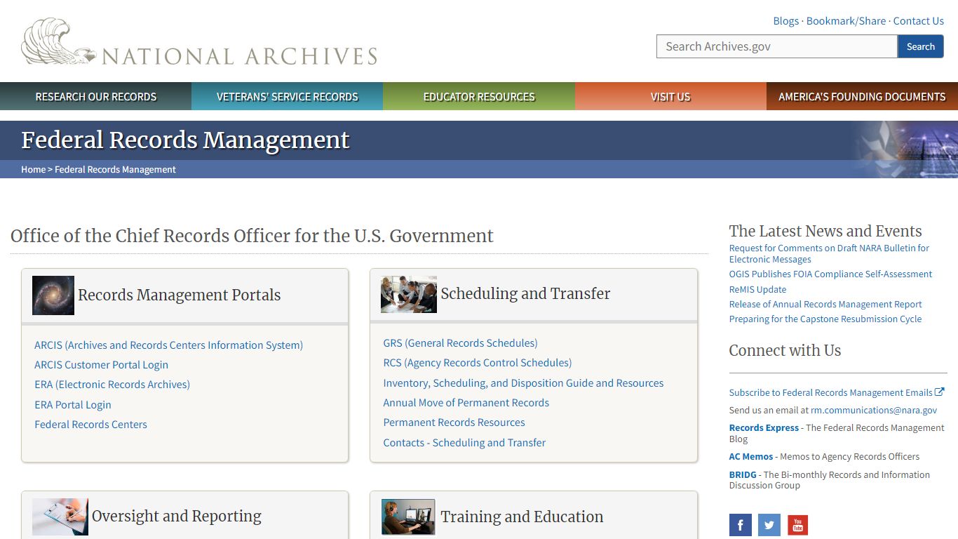 Federal Records Management | National Archives